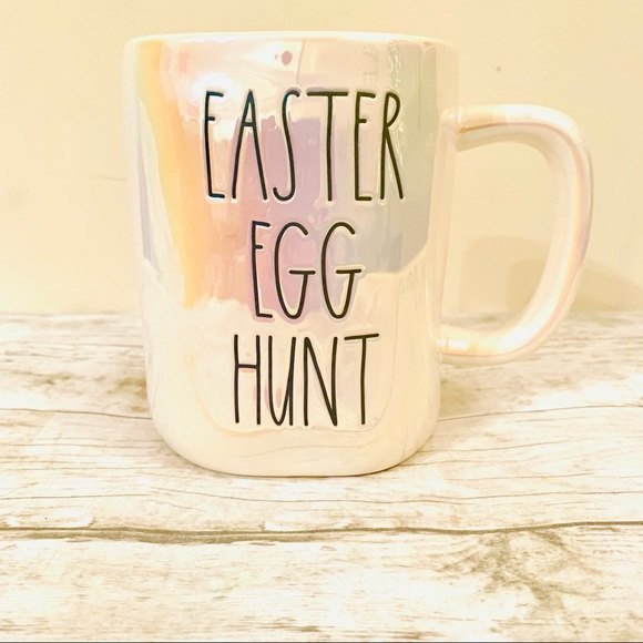 Rae Dunn by Magenta Iridescent Easter Egg Hunt Coffee Mug/Cup - Picture 3 of 9